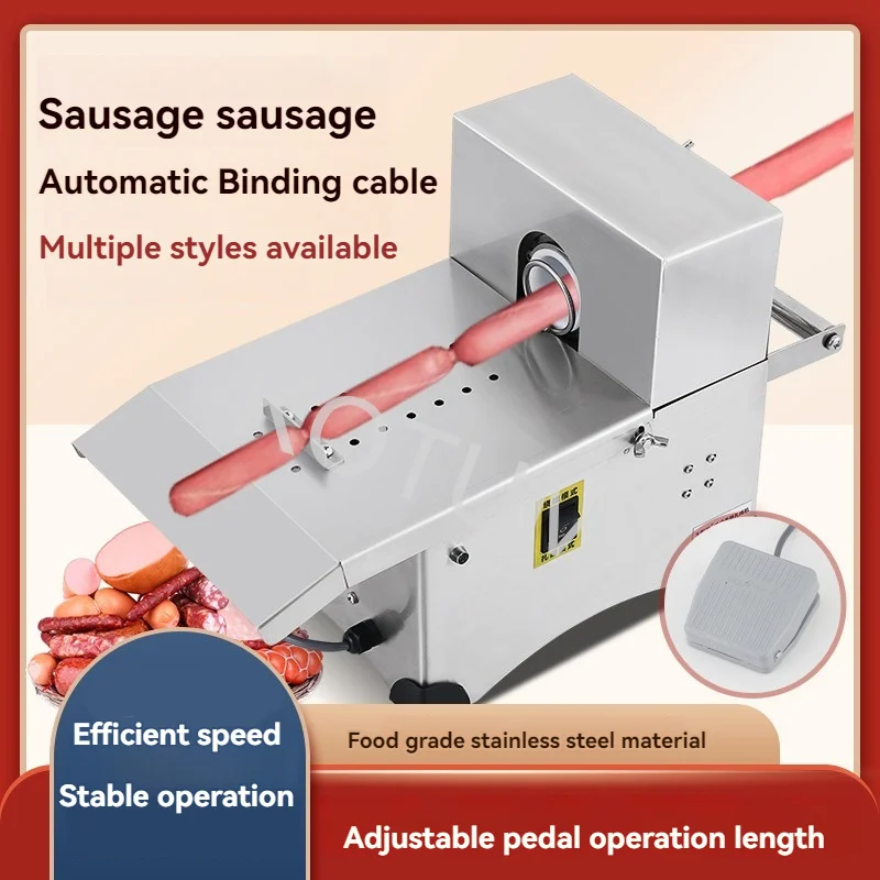 Sausage Binding Sausages Linker Machine 220V 200W Automatic Electric Sausage Twisting Machine Knotter Tying Machine