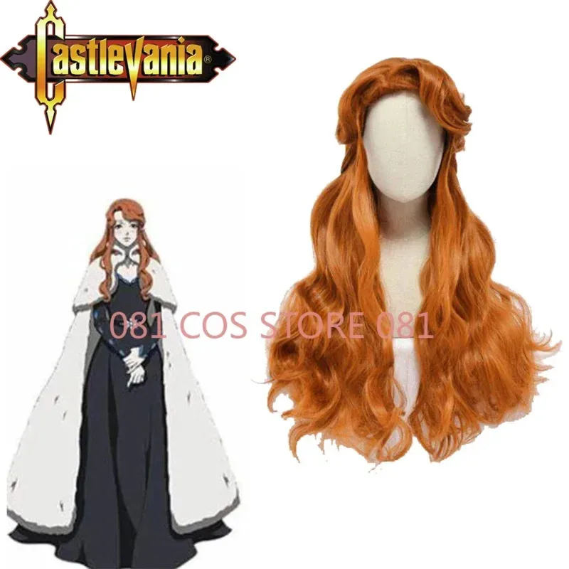 qq 123 أنيمي Castlevania Lenore تأثيري شعر مستعار الأميرة للنساء أنيمي الباروكات الاصطناعية