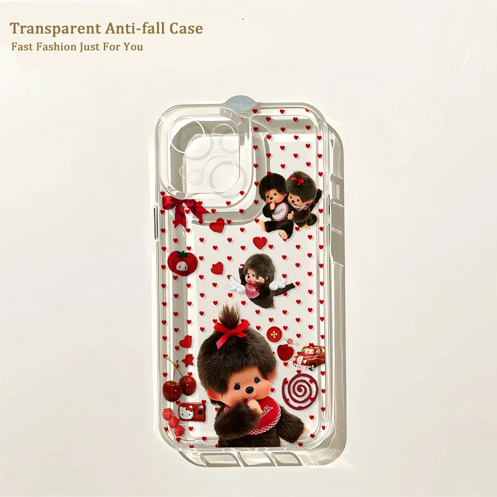 Fashion Cute M-Monchhichis Phone Case For Samsung Galaxy S26 S25 S24 S23 S22 S21 S20 FE Note20 Note10 Edge Plus Ultra Lite 5G