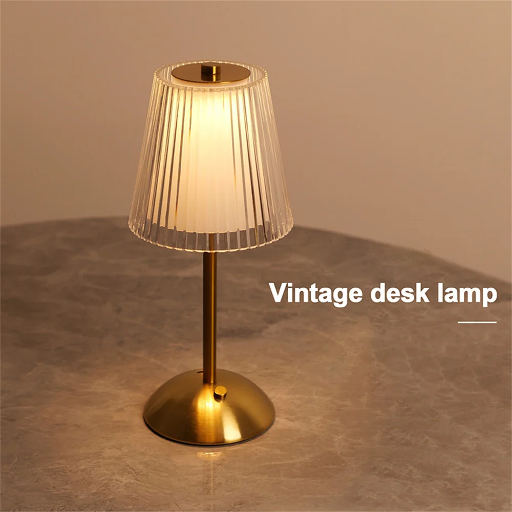 

Светодиодная настольная лампа с сенсорным управлением, перезаряжаемая, ночник в скандинавском стиле, с регулировкой яркости, для прикроватной тумбочки, ресторана, отеля, бара, спальни