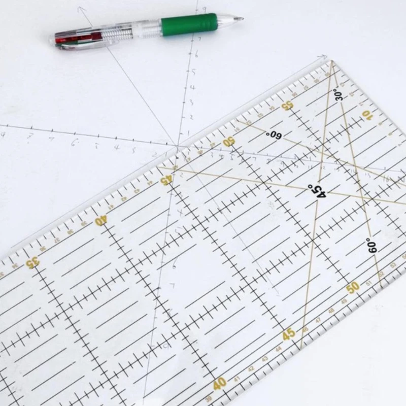 Sewing Tailor Ruler Patchwork Feet Measuring Tool Drawing Quilting Making Crafts DropShipping