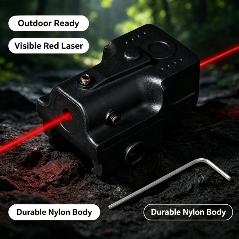 20MM Rail LG02 L3‑g Infrared Red Laser 2026, Nylon Bottom‑Fit Adapter for Portable Field Auxiliary Use