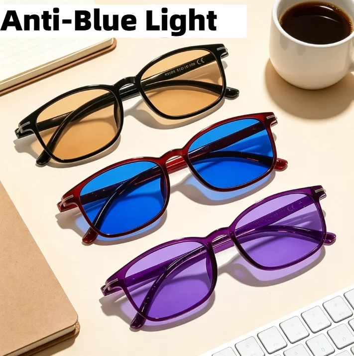 

Anti Blue Light Glasses with Ultra-light Frame Eye Protection Computer Glasses Gaming Eyeglasses UV Resistant for Men Women