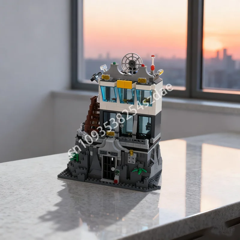 

528pcs MOC Prison Island Cityed Model Building Blocks Construction Assemble Christmas Gifts DIY Idea Brick Kids Toy Birthday