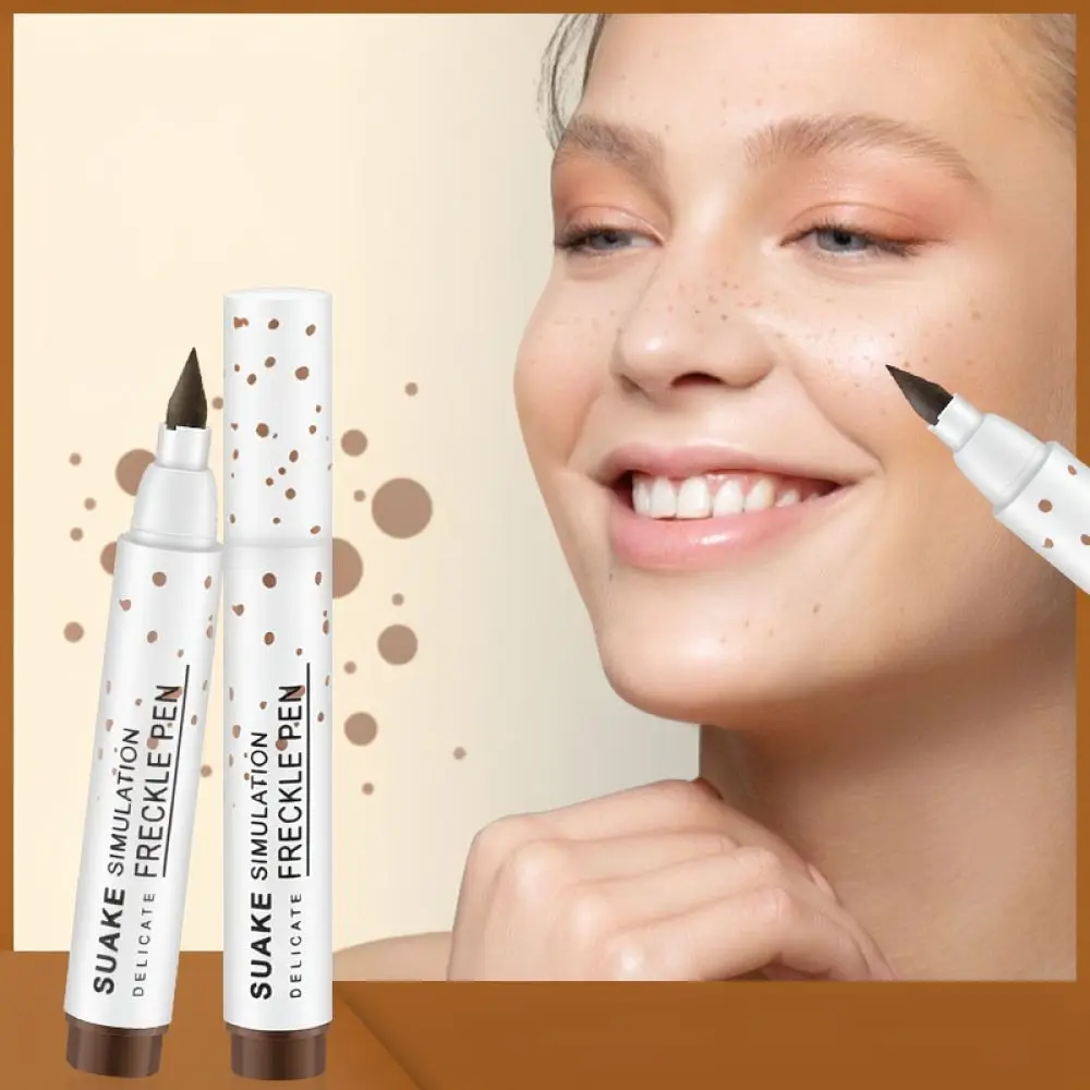 For For Suake Realistic Freckle Pen Waterproof Liquid Cosmetic Natural Sun Kissed Makeup Tool Long Wearing Face Beauty Product