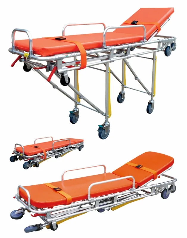 Ambulance bed, medical emergency stretcher cart, detachable