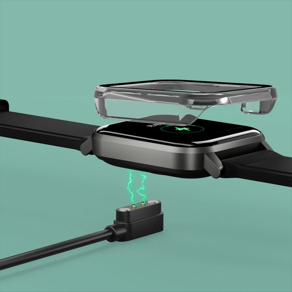 حافة الثابت كامل الشاشة الزجاج حامي فيلم Smartwatch حالة قذيفة الإطار ل شاومي 70mai Maimo ساعة الغطاء الواقي اكسسوارات