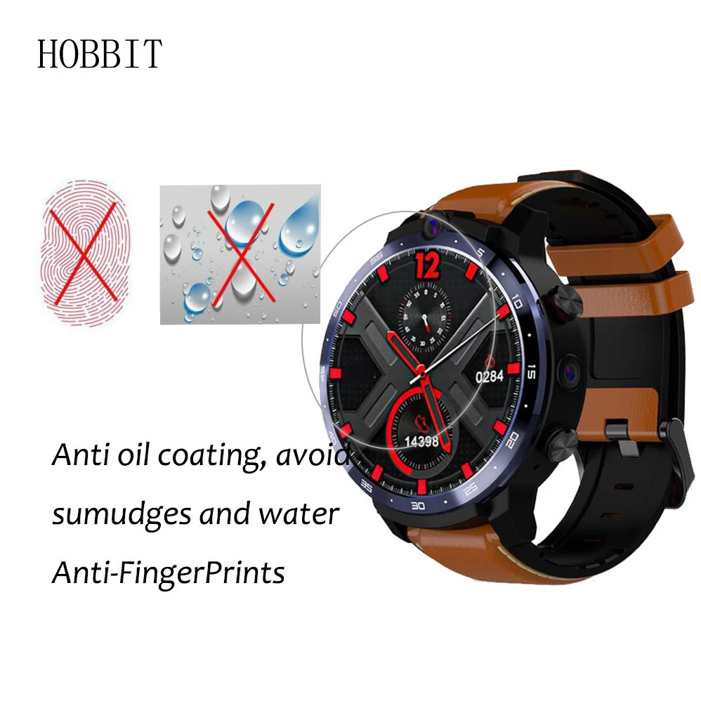 Confezione da 3 per LEMFO LEM12 1.6 pollici LEM13 LEM14 LEM15 Smart Watch pellicola salvaschermo pellicola PET p2 12 13 14 15 pellicola HD trasparente Anti-shock