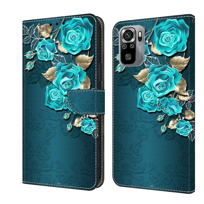 Note10 Phone Case on For Xiaomi Redmi Note 10S 10T 5G 10 Note10 Pro Max Note10S Leather Cases Magnetic Flip Stand Wallet Cover