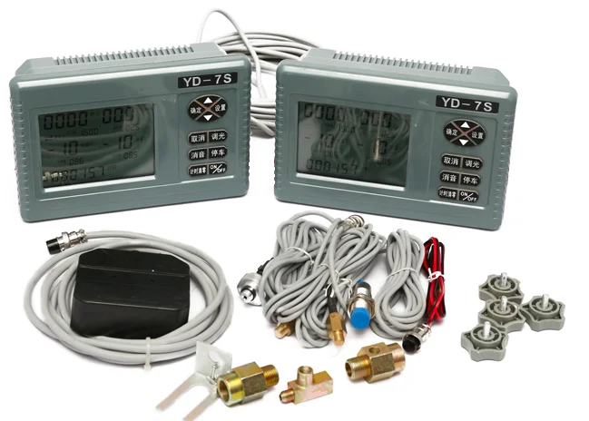 YD-77S Yida 7-in-1 Diesel Engine Monitor ABS Material Child Mother Machine with English LCD Screen Marine Supplies