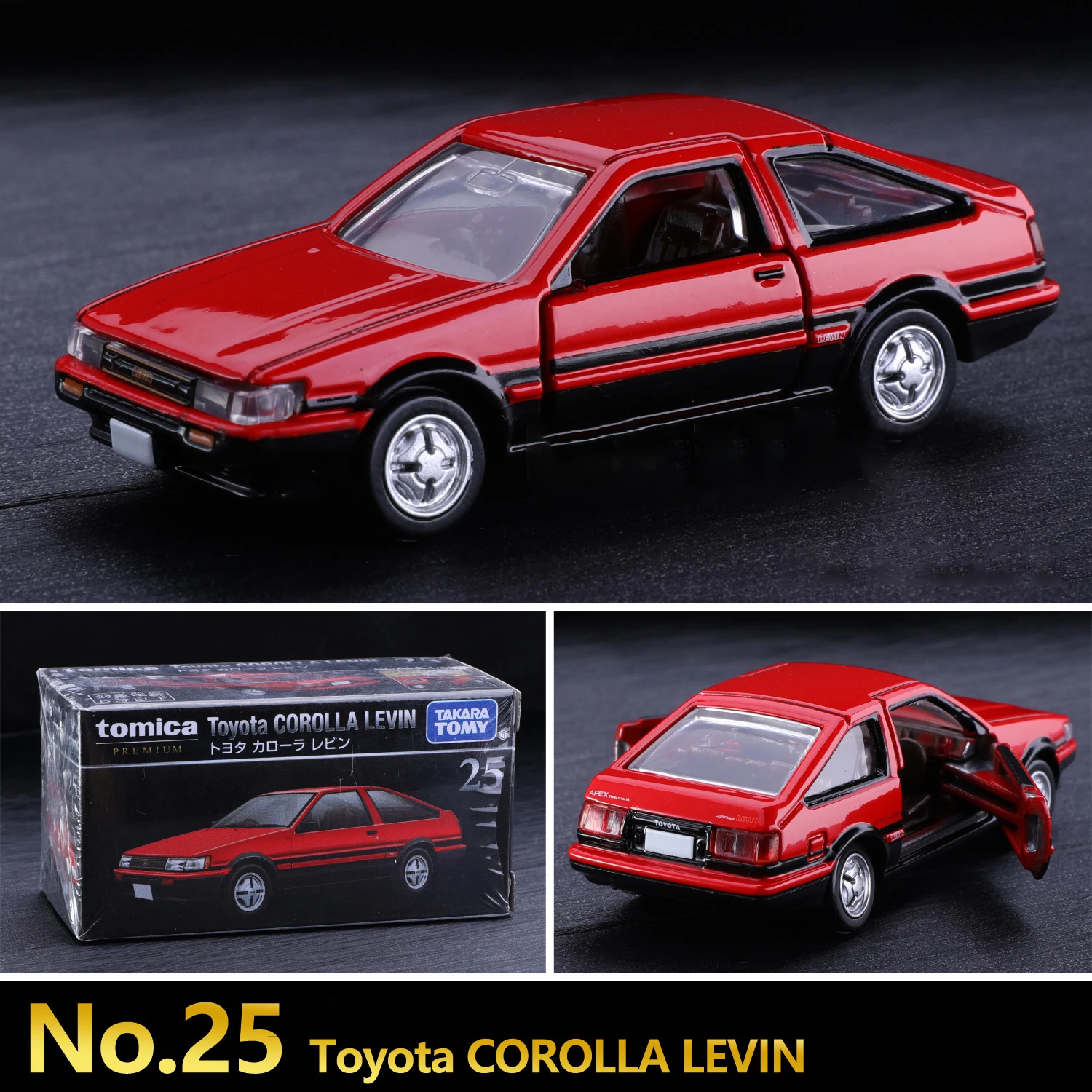 

TOMY Toyota COROLLA LEVIN Alloy Car Diecasts & Toy Vehicles Car Model Miniature Scale Model Car For Children