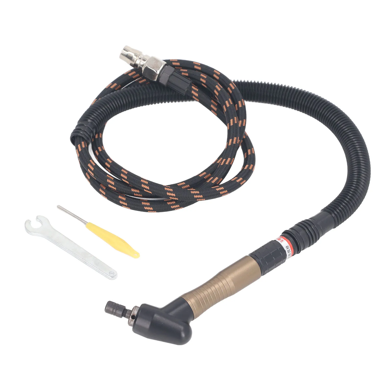 회전 스위치가 있는 공압식 마이크로 다이 그라인더 키트 23500rpm 엘보우 장착형 정밀 프로파일링 연마 디버링 챔퍼링용