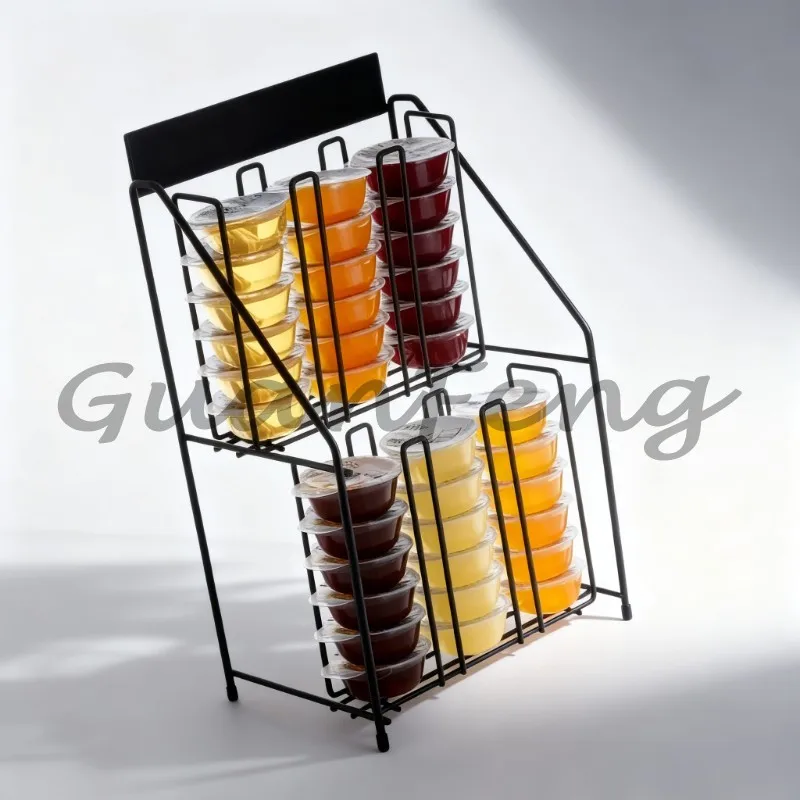 Glass Top Coffee Capsule Storage Drawer, Extra Large Capacity Fits 36 Pods, Compatible Coffee Pod Holder