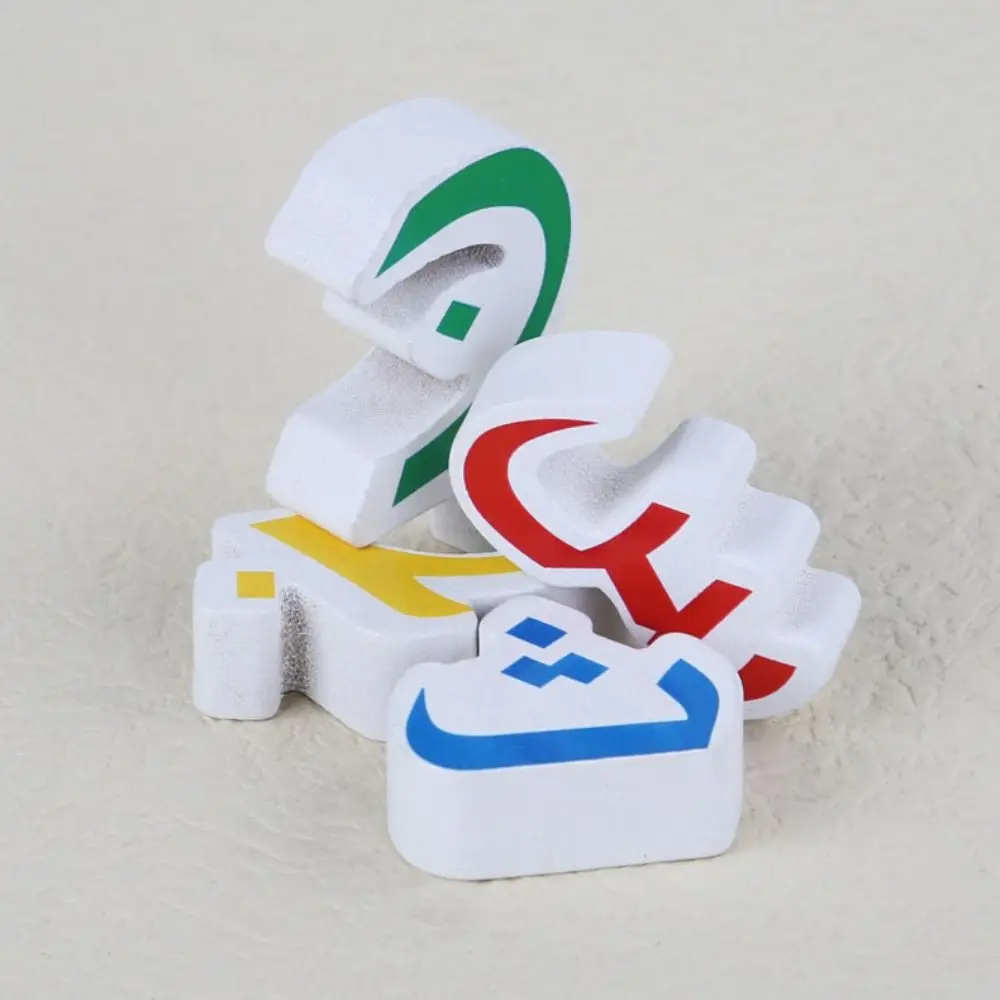 Leren Speelbal Arabisch Alfabet Puzzels Bord Arabisch Matching Educatief blokken Arabisch Matching Jigsaw Letter Kinderen