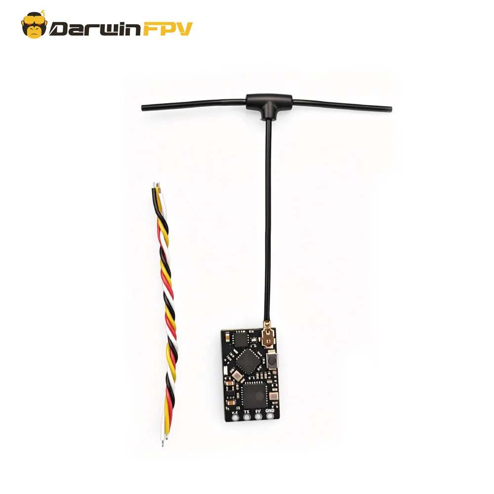 DarwinFPV 2.4G ELRS Nano Receiver High Refresh Rate Ultra Mini 100mW Telemetry WiFi Upgrade