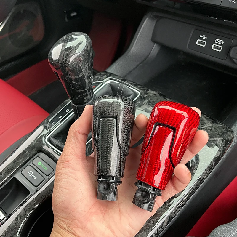 

For honda civic carbon fiber gear shift knob