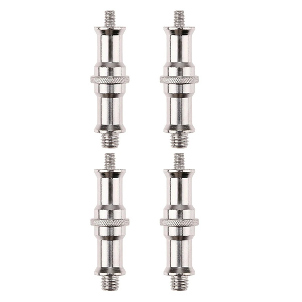 1/4 3/8 Spigot Stud Male Adapter Metal Camera Screw Photograph Hand Tool for Umbrella Flash Light Tripod Photo Studio Accessory