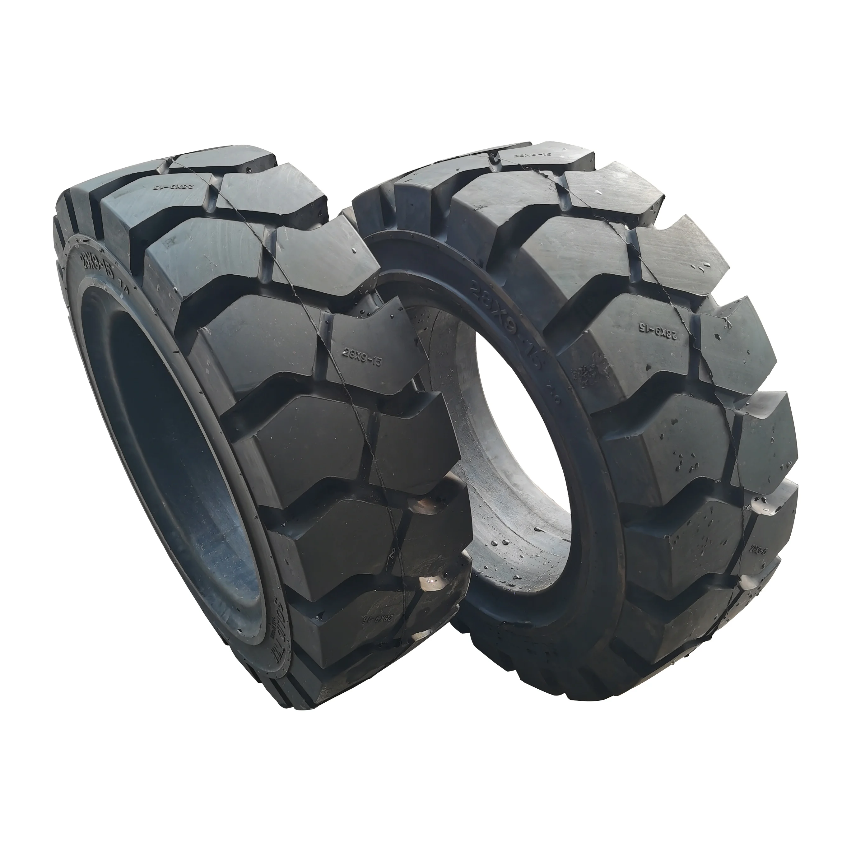 

CustomizableCustomizable Solid Rubber Long Life Forklift Tires