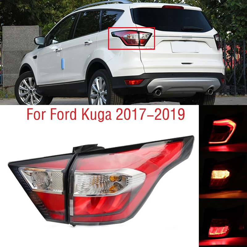 

Car LED Rear Tail Light Brake Stop Reverse Turn Signal Lamp Taillight Rearlamp For Ford Kuga 2017 2018 2019