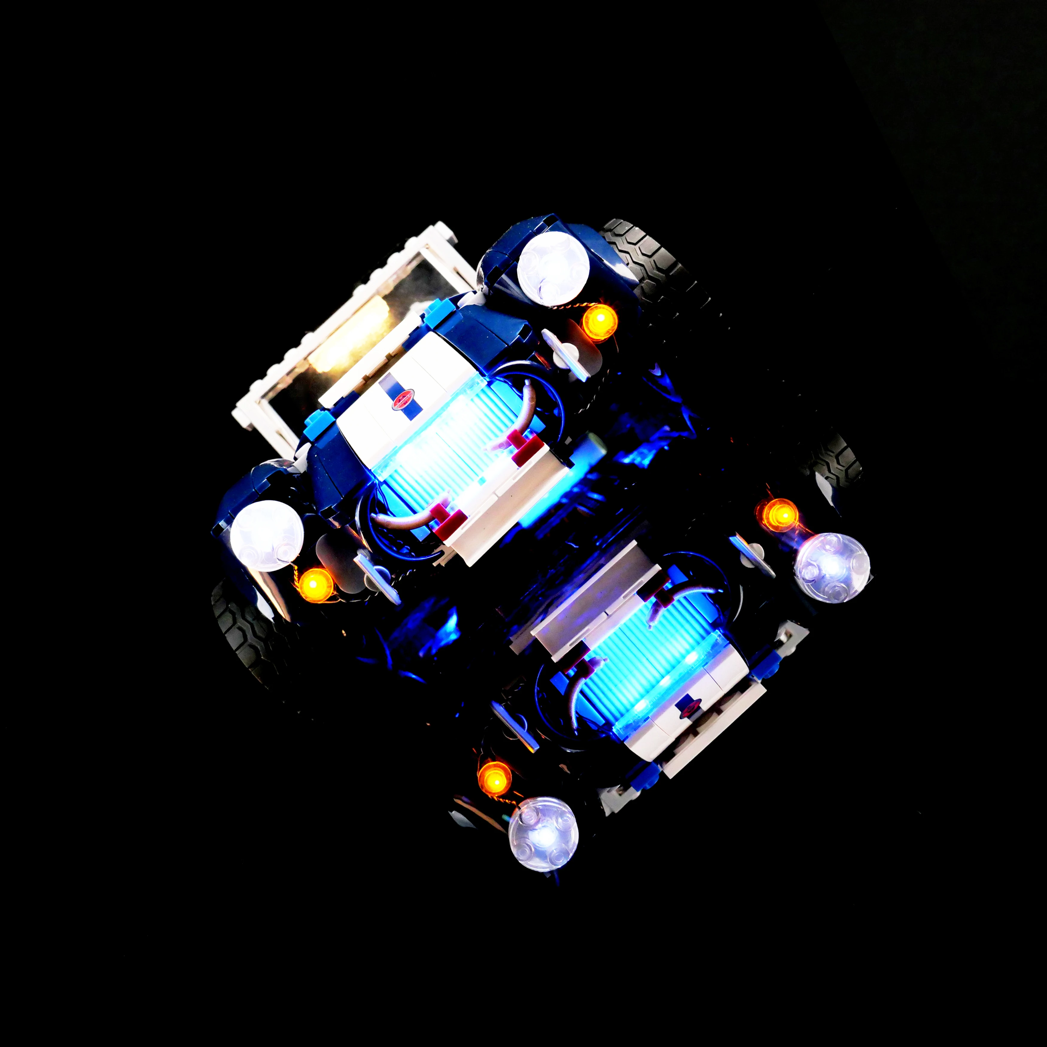 مجموعة إضاءة LED متوافقة مع 10357 مجموعة مصابيح نموذج مكعبات بناء سيارة شيلبي كوبرا لعرض الديكور الإبداعي #3