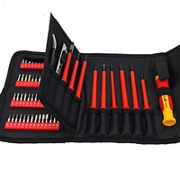 124-in-one insulated screwdriver set home computer mobile phone disassembly repair electrician anti-electric special-shaped scre