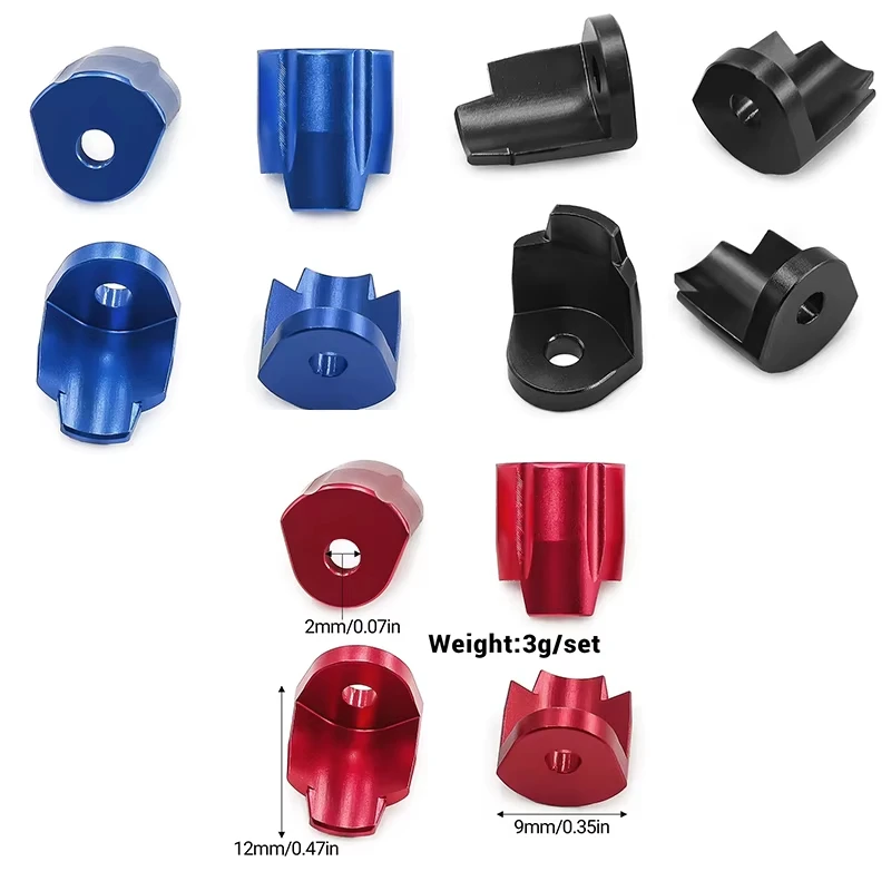 1/14 1/18 Mini RC Monster Truck CNC Aluminum Shock Cap Fit ARRMA Mojave Typhon Granite Grom Bash Anti-Crack Hop-Up Mod Parts