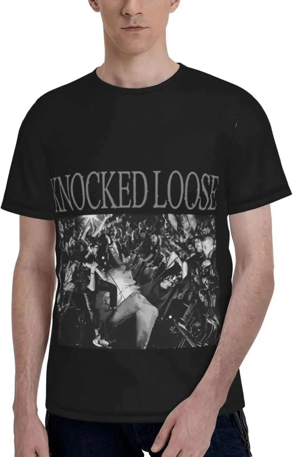 Knocked Music Loose Men's Short Sleeved Tee Classic  Tees High Quality 100%Cotton Short Sleeve