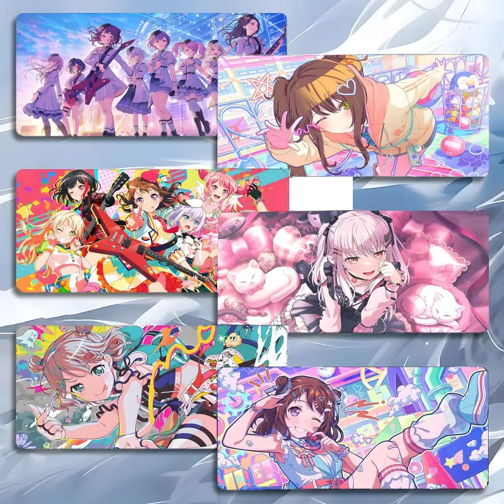 band girl model B-BanG Dream Mouse Pad Mousepad Large Gaming LockEdge Thickened PC Table Desk Mat
