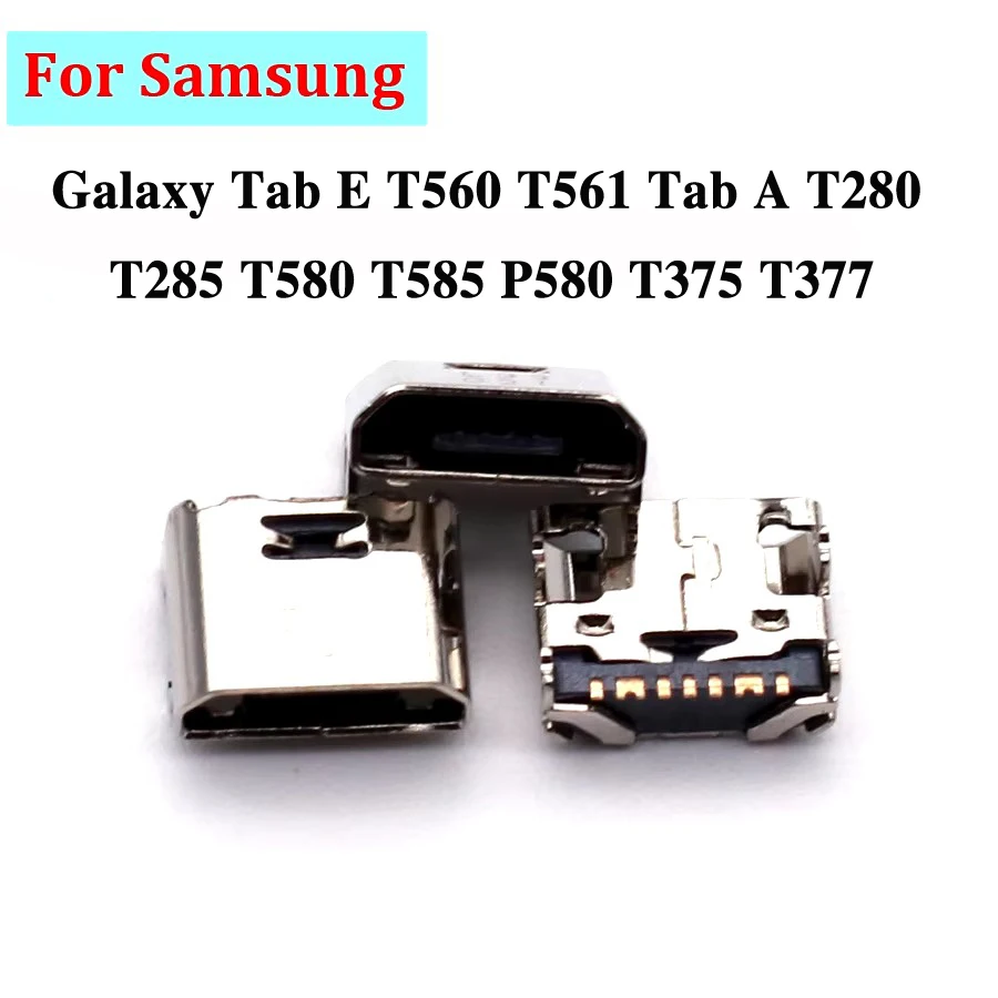 20pcs 7Pin Micro USB Charger Connector Charging Port For Samsung Galaxy Tab E T560 T561 Tab A T280 T285 T580 T585 P580 T375 T377