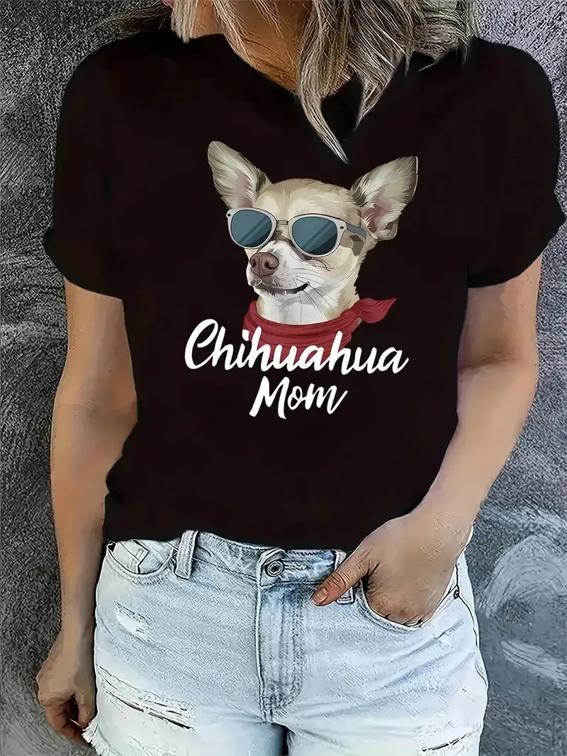 

Крутая собака с графическим принтом, лето, осень, зима, мужские и женские футболки из чистого хлопка с короткими рукавами, роскошный бренд для занятий спортом на открытом воздухе