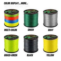 BAKAWA-sedal de pesca multifilamento de 8 hebras, 300M, 500M, 1000M, 100M, accesorios de alambre trenzado japonés para carpa, mosca, mar, agua salada
