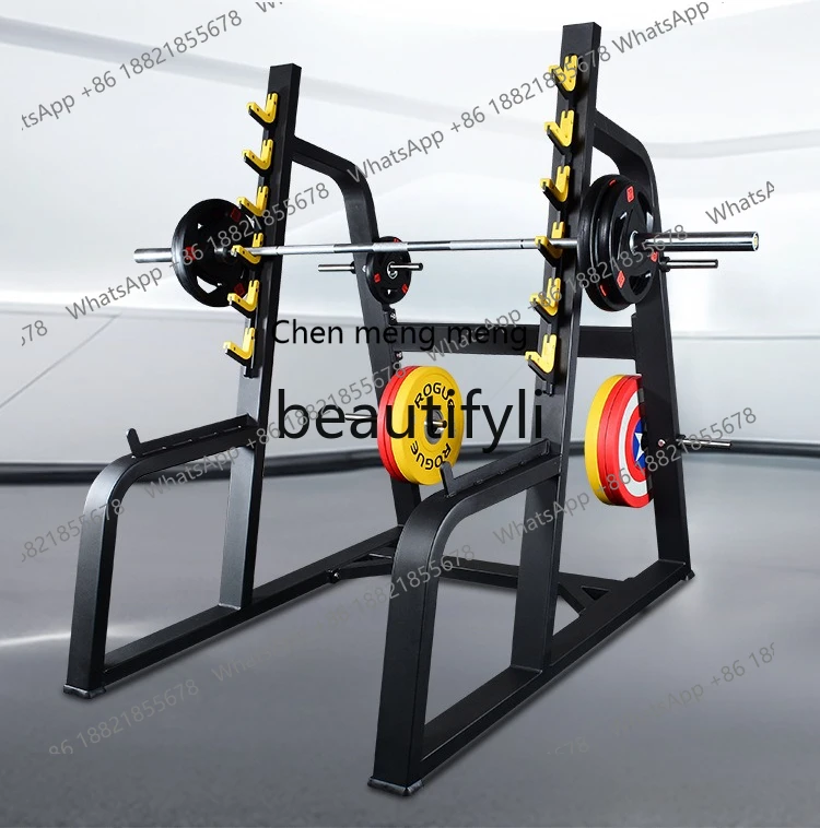 

x Hip Squat Trainer Small Squat Rack Barbell Training Rack Health Commercial Gym Special Equipment Machinery