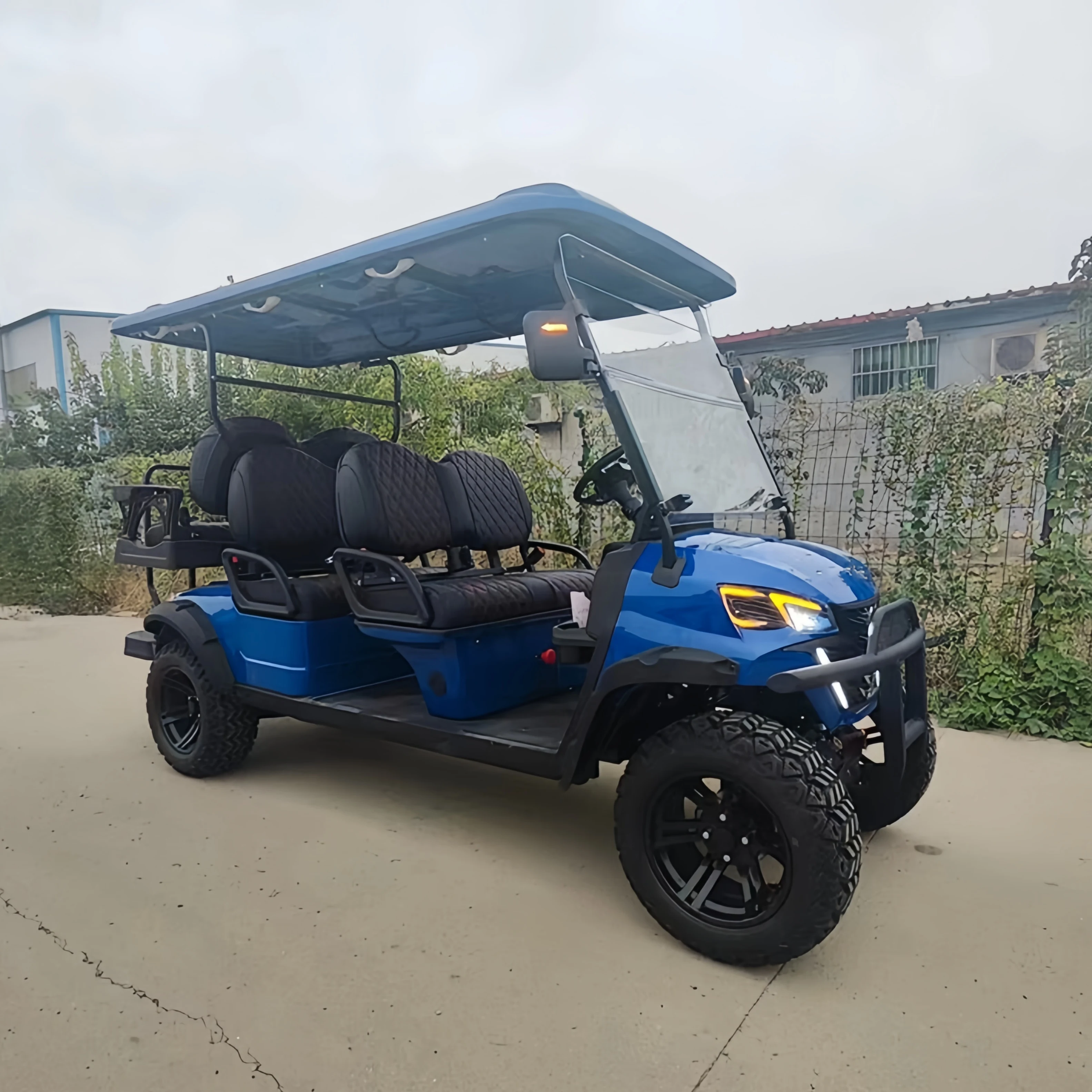 High quality Electric Resort Hotel 4 Seats Golf Carts with CE certification can be customized