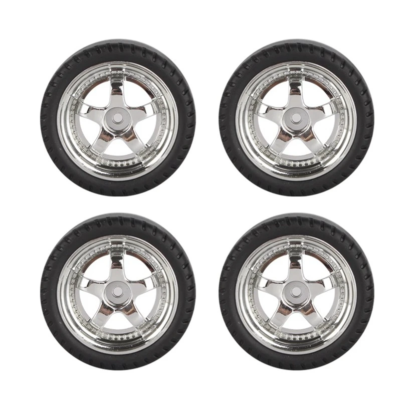 4Pcs 33Mm RC Drift Tire Wheel Hard Tyre For LDRC AE86 A86 A86P LD1801 1/18 RC Car Upgrade Parts Accessories RC Parts ,1