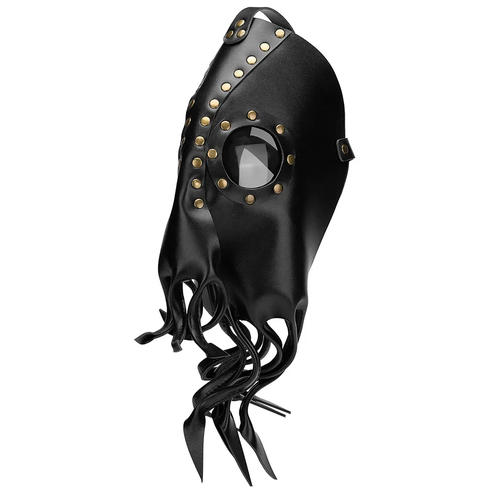 Maschere di polpo in pelle Animale adulto PU Masque Maschera di Halloween Steampunk Divertente partito Polpo Cosplay Maschera in maschera Maschera