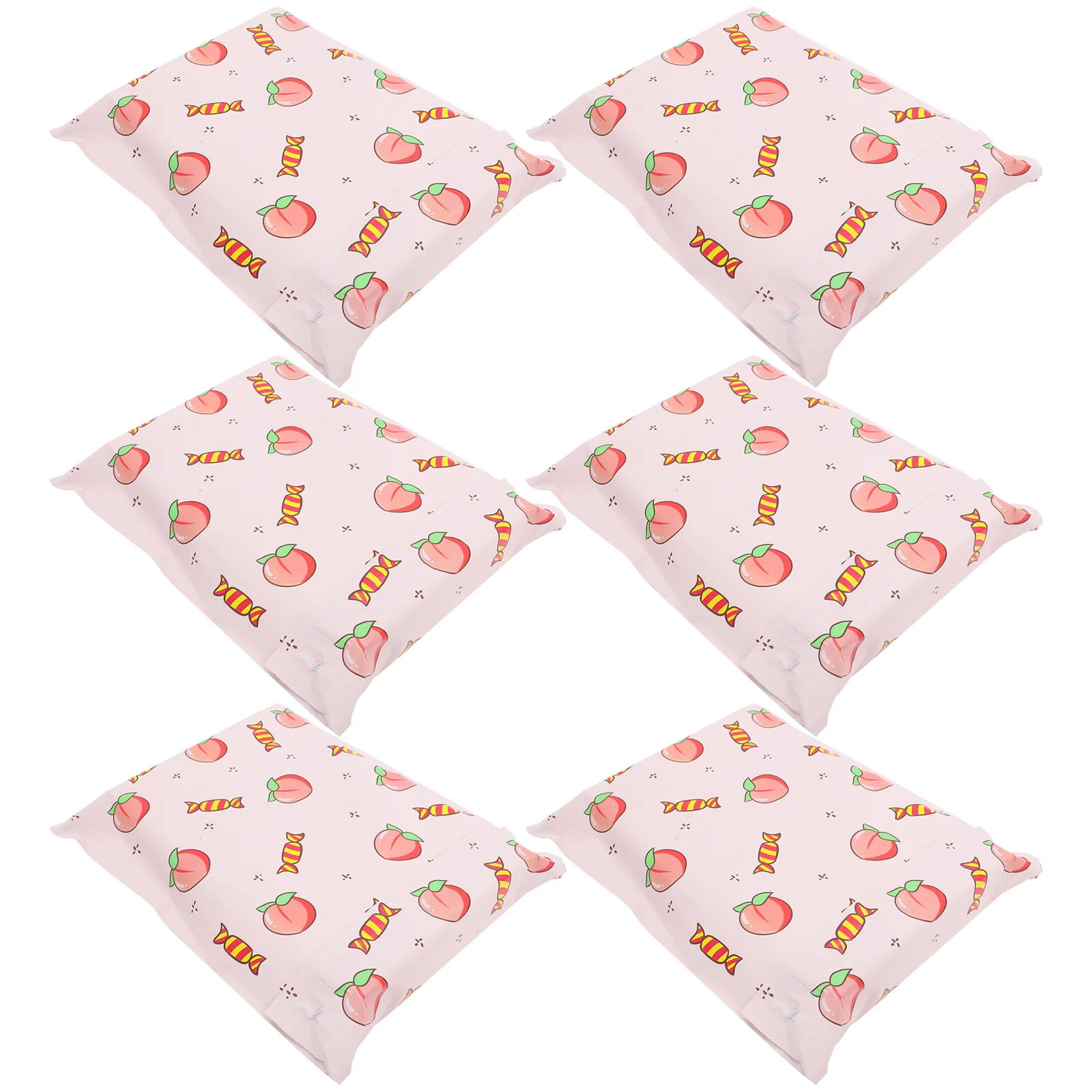 100Pcs Sturdy Poly Mailers Peach Bags Easy to Use Leakproof for Festival Gifts and Small Business Shipping