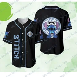 2024 New Arriavl MINISO Stitch Baseball Jersey Casual Vacation Matching Jersey Fans Kit Special Baseball Edition Jersey