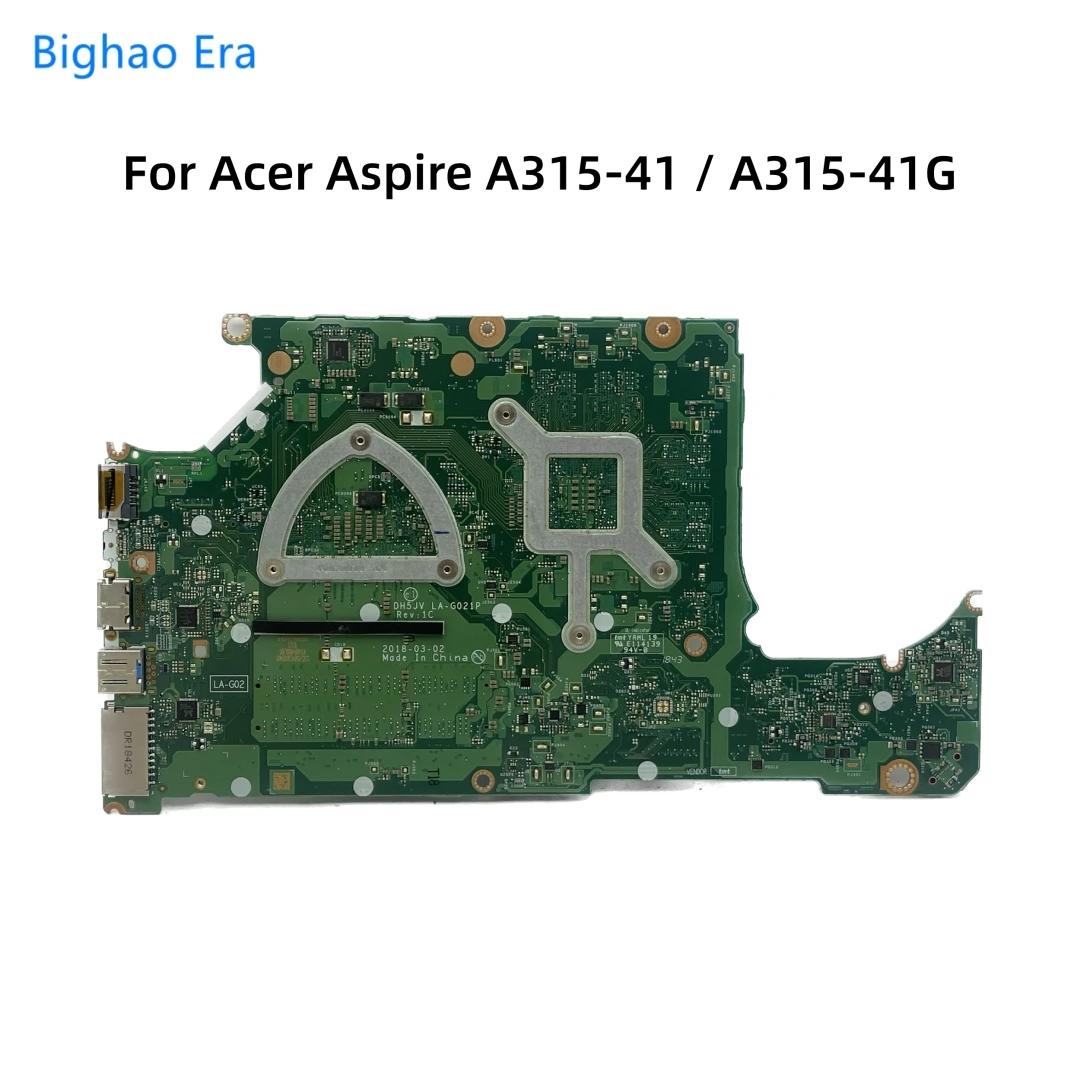 Para Acer Aspire A515-41 A315-41G Laptop Placa-mãe Com R3 R5-2500 R7-2700 CPU Radeon 530 2GB-GPU DH5JV LA-G021P NB.GYB11.003