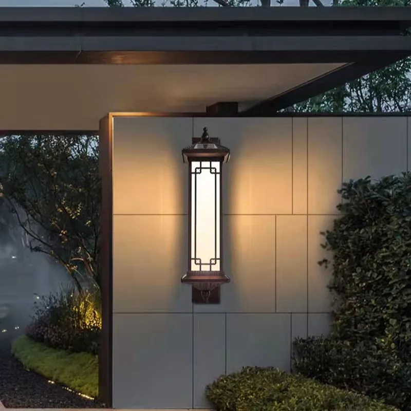 BERTH Solar Wall Lamp Creativity Retro Outdoor Sconce Light LED Waterproof IP65 for Home Villa Corridor Courtyard