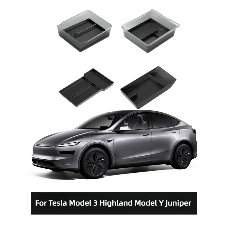 

Ящик для хранения для Telsa Model Y Juniper Model 3, хайленд, центральная консоль, лоток-органайзер, подлокотник, ящик для хранения, аксессуары для интерьера