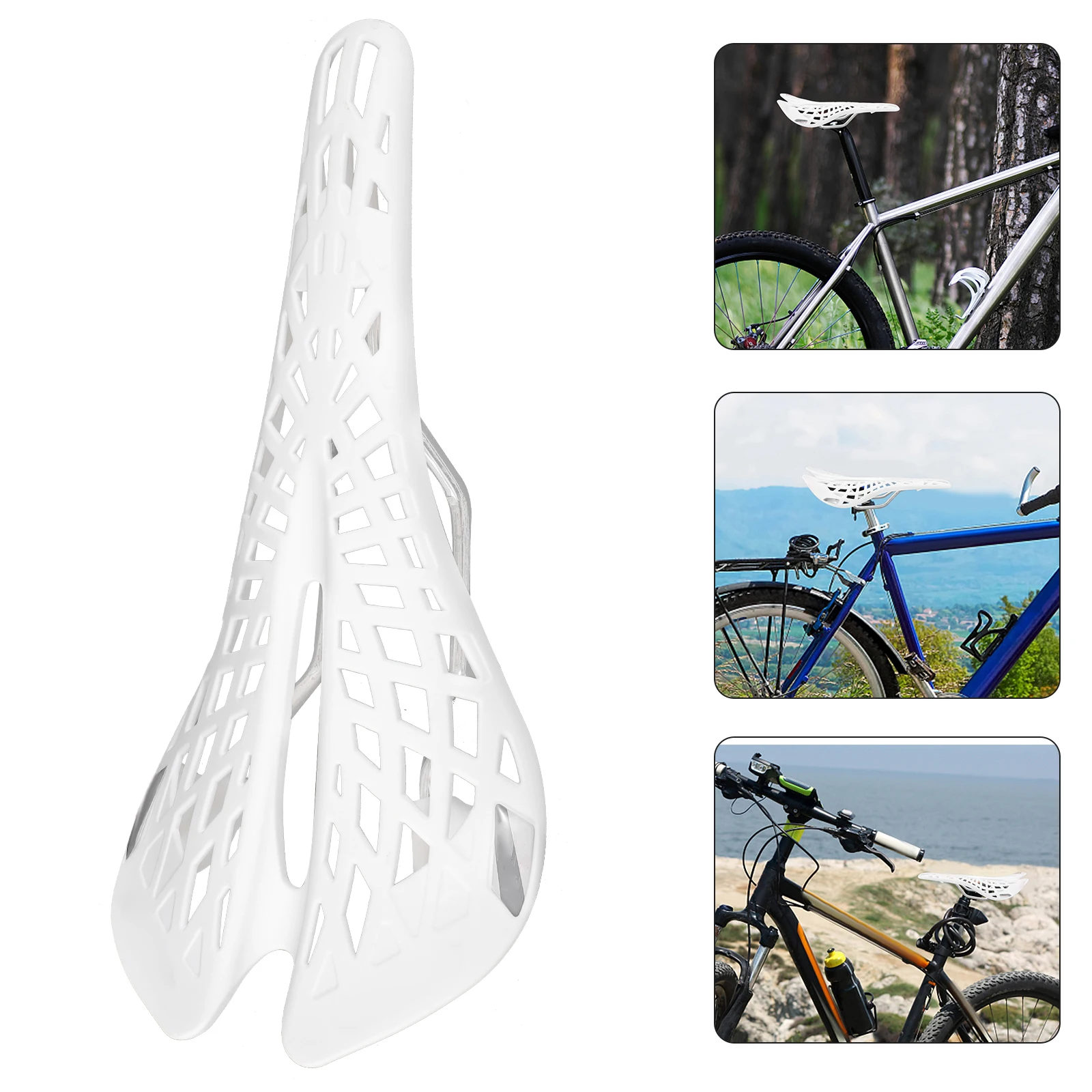

Подушка сиденья для горного велосипеда, седла, велосипедные белые сменные аксессуары для детей