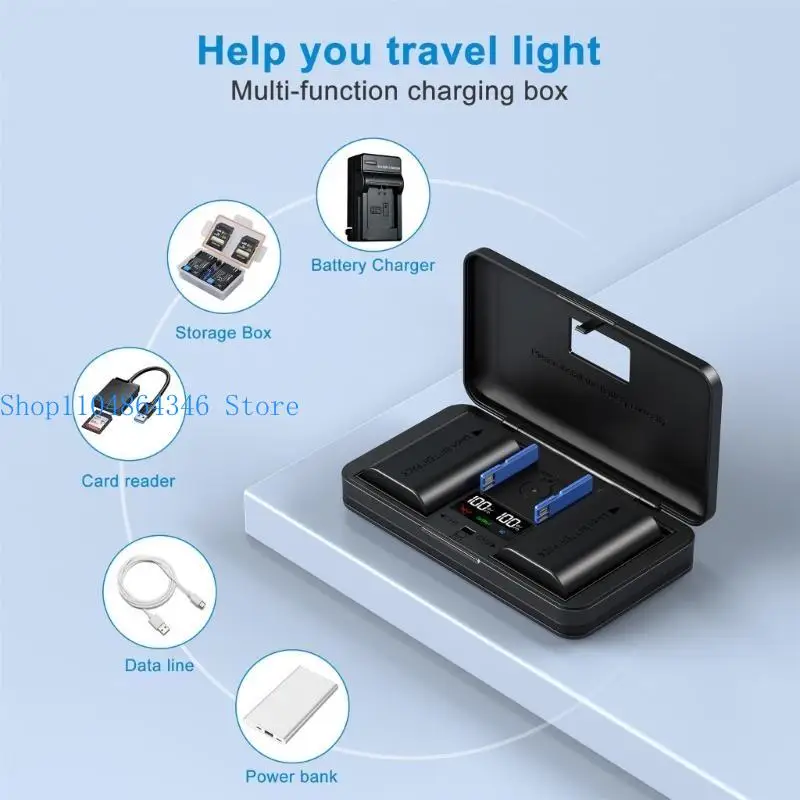 652F Compact Camera Battery Box a Moment for Outdoor Photography