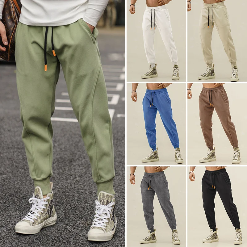 

Men Jogger Pants Sport Casual Trousers Fashion Pocket Cargo Pants Gym Sweatpants Quick Dry Training Jogging Pants Man Clothing