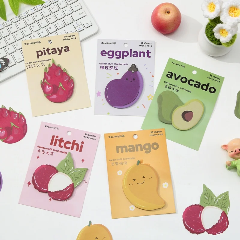 40-pezzi-lotto-blocco-note-kawaii-con-motivi-di-frutta-del-drago-mango-litchi-e-avocado-etichette-carine-per-cancelleria-adesivi-per-planner-forniture-scolastiche