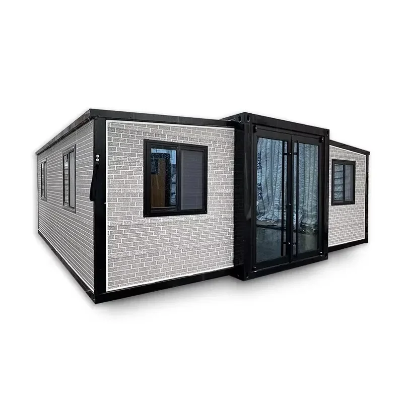 Ready-Made 3 Bedroom Prefabricated Container House Expandable 1 Bathroom Steel House for Home Living Sizes 20ft and 40ft