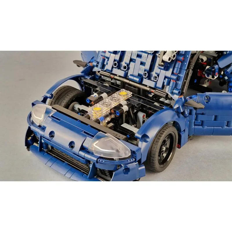 MOC-156818 supercoche clásico montaje empalme miniatura de bloques de construcción 1298 piezas de coche de bloques de construcción niños adultos juguete para regalo de cumpleaños