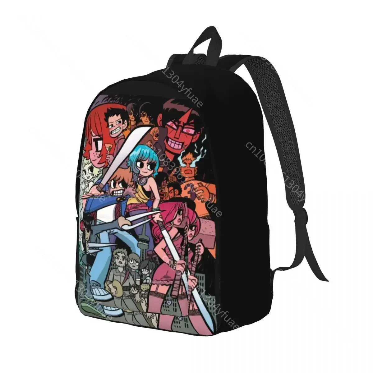 Scotts Pilgrims Backpack Universe Anime Novelty Backpacks Teen Sport Durable High School Bags High Quality Rucksack