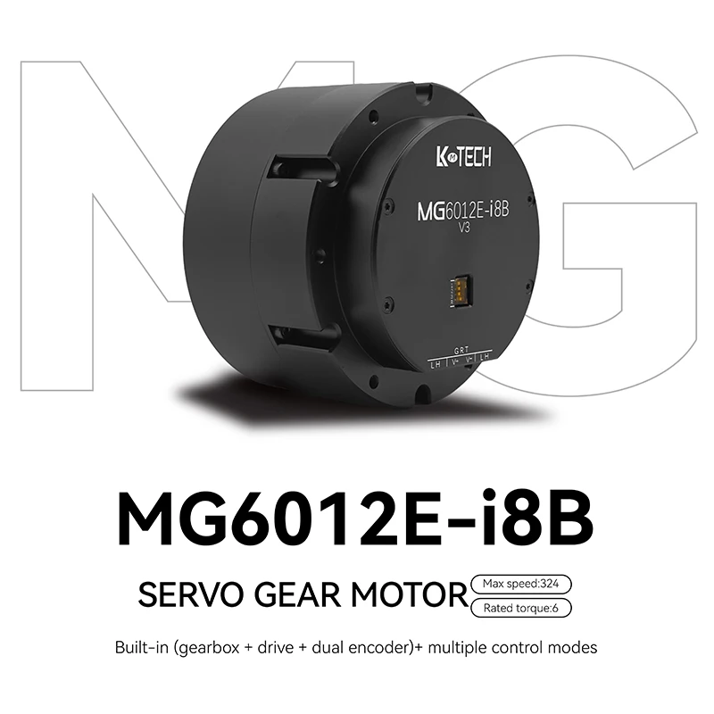 MG6012-i8v2(RMD-X6)BLDC ، مايكرو/سيرفو تخفيض المحرك ، والعتاد الدقة ، القدم/الطبية/بعجلات الأنابيب الروبوت ، الذراع الميكانيكية ، سكارا ، AGV