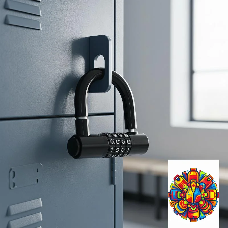 Zinc Alloy 4 Letter Code Combination Padlock Heavy Duty Password Lock for Door Bike Motorcycle Luggage Suitcase