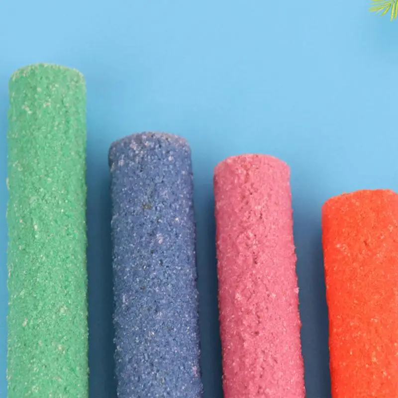 BIRD Standing Stick Parrot Claw บด Stick BIRD CAGE Frosted Perch สําหรับ Beak Sharpening Cockatiels Budgies บดของเล่น